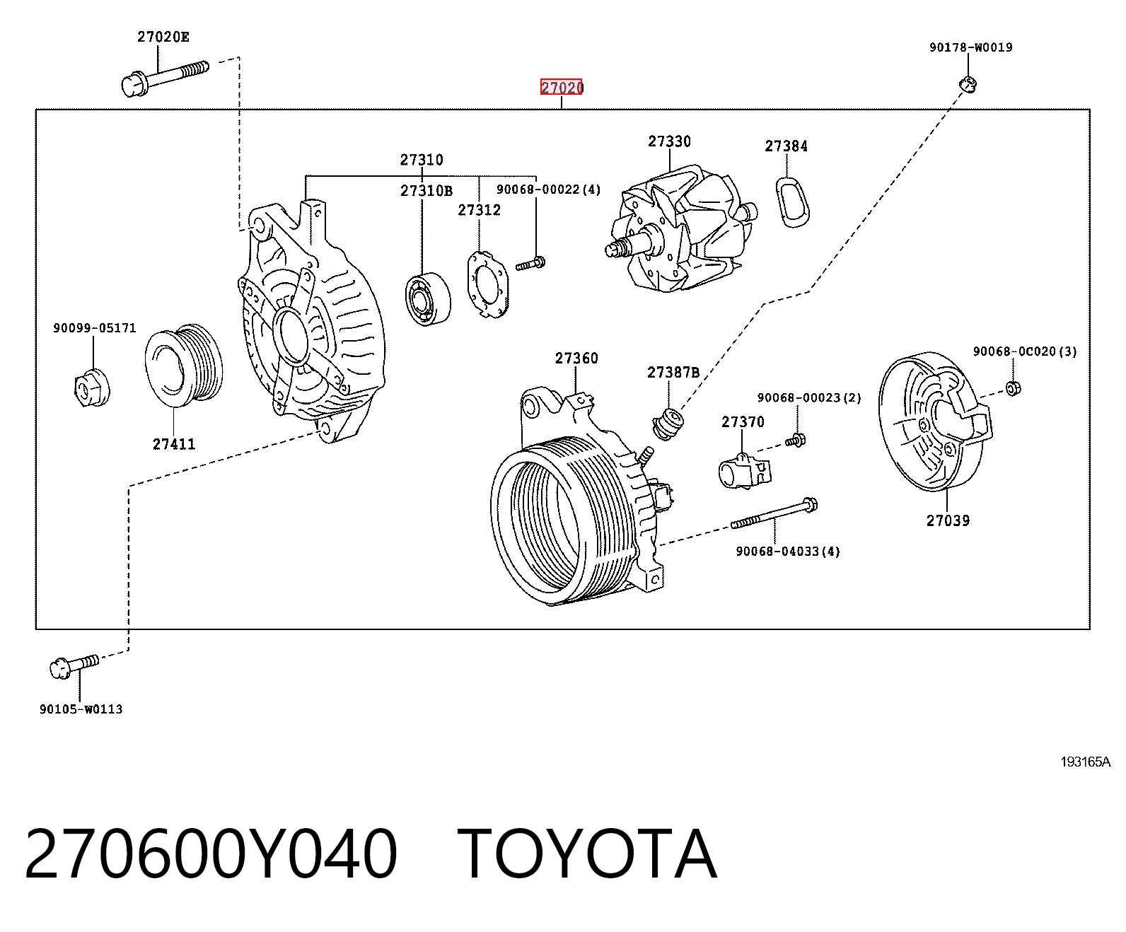 Alternador del motor Toyota Corolla sedán (E18) (2013 - 2021) precio, desde 140,84 EUR