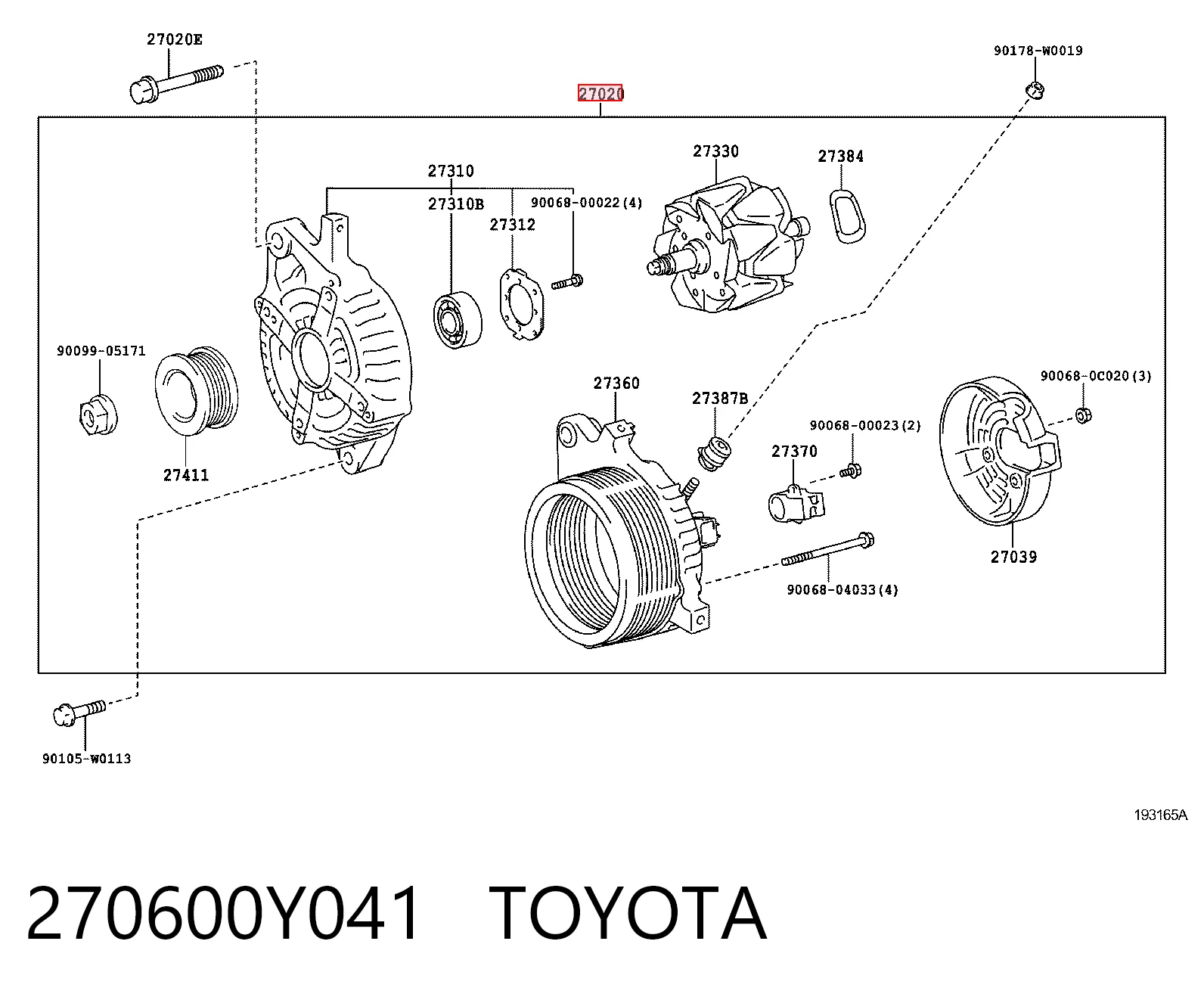 270600Y041 Toyota