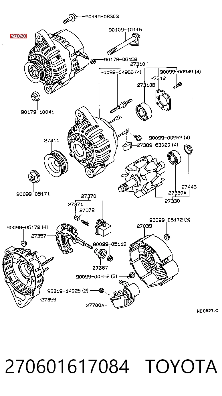 270601617084 Toyota