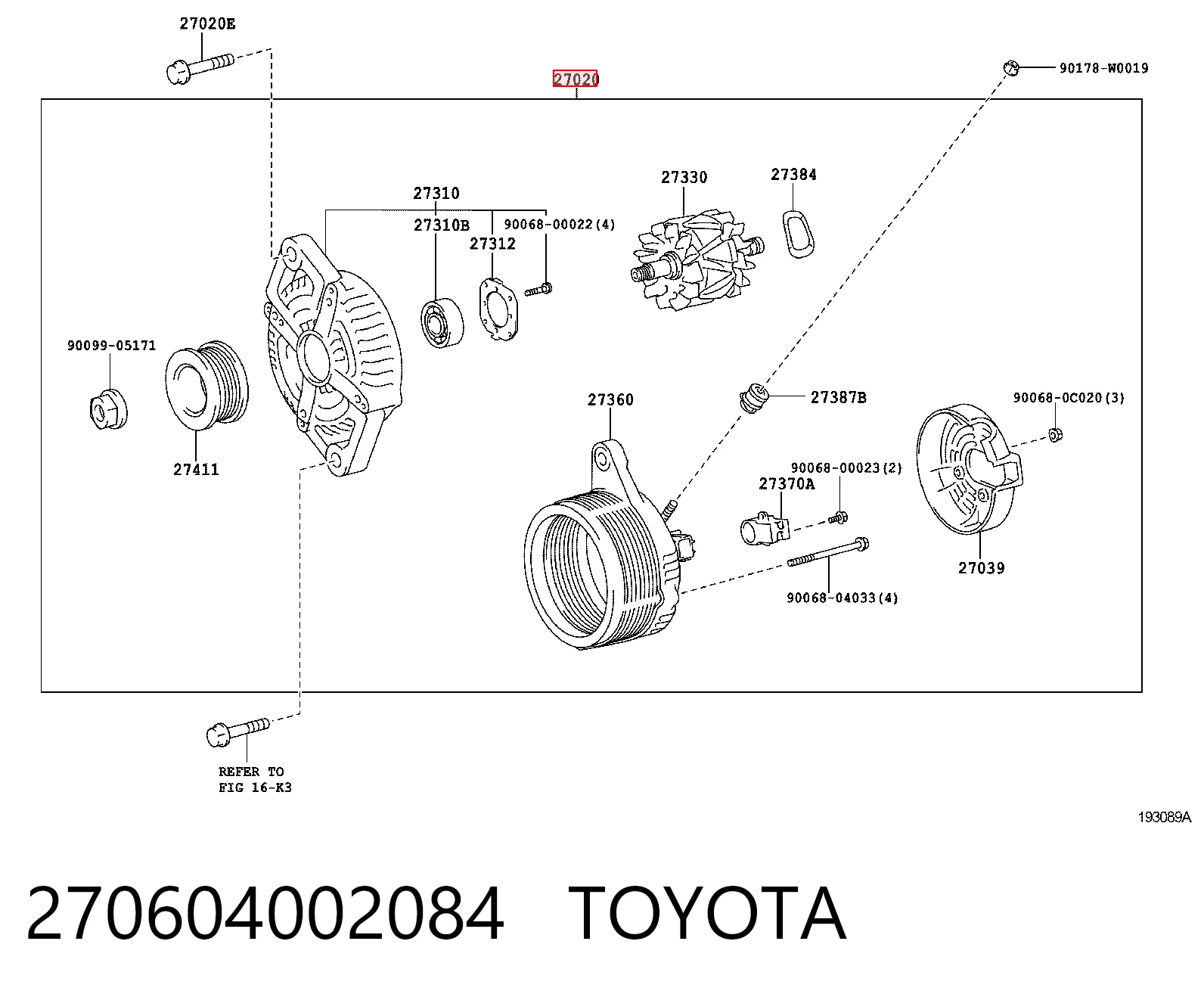 270604002084 Toyota