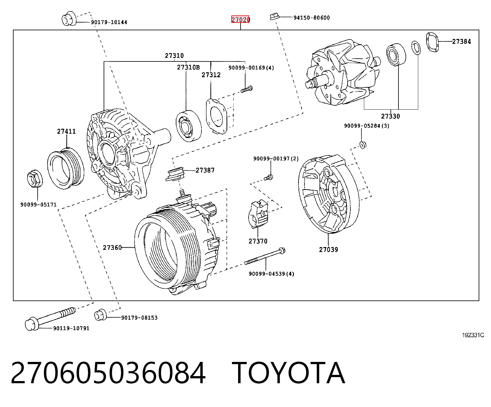 270605036084 Toyota