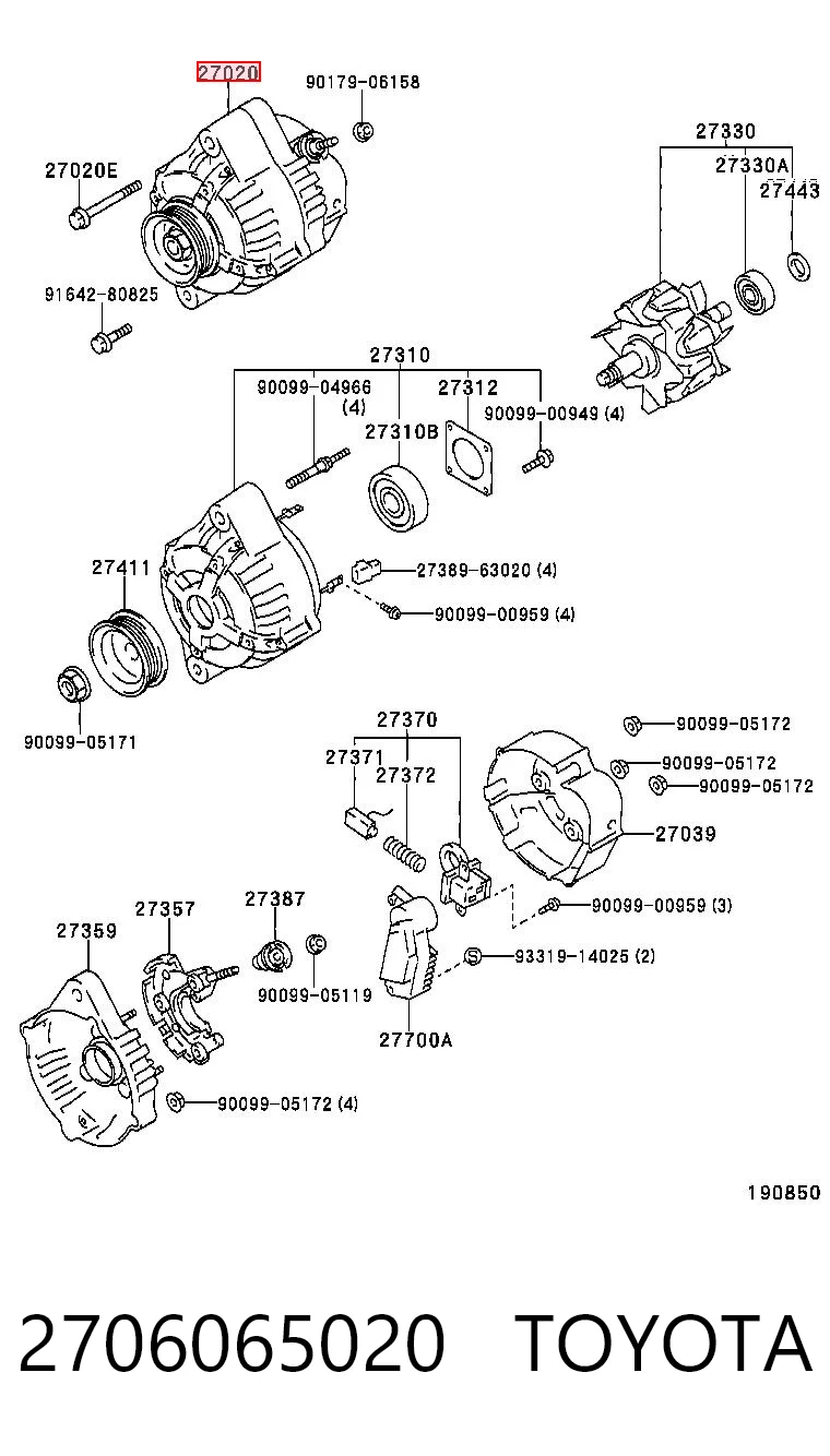 Comprar 270601608084 Toyota Dynamo