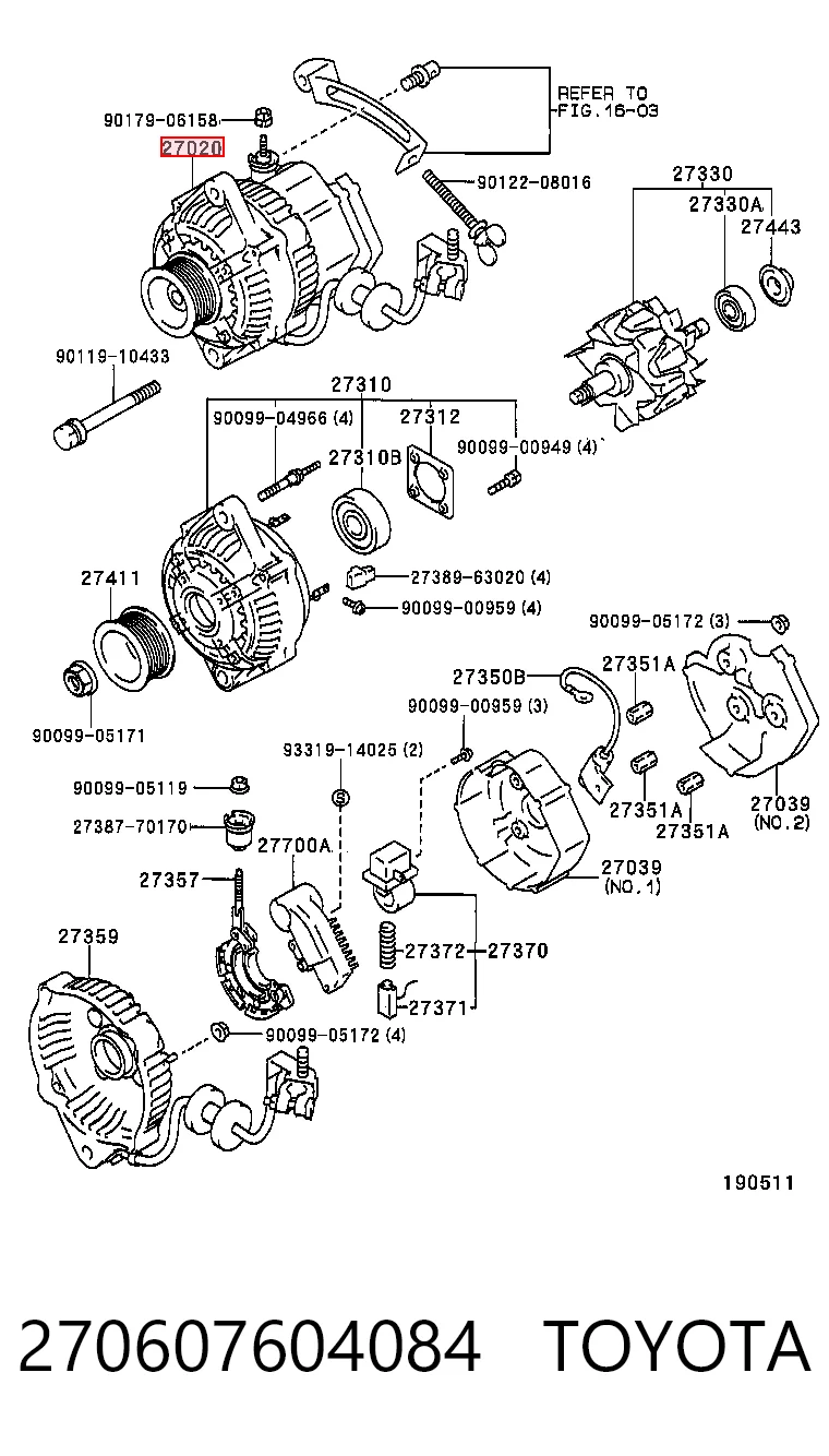 270607604084 Toyota