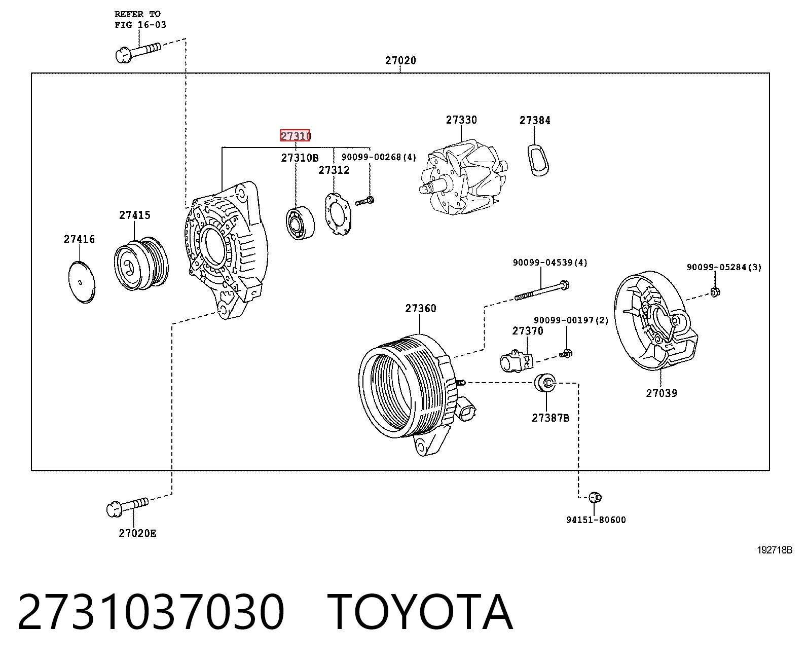 2731037030 Toyota