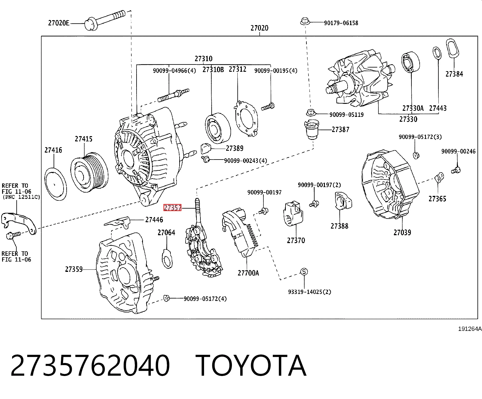 Alternador Diodo Puente Rectificador REMA-PARTS 133672