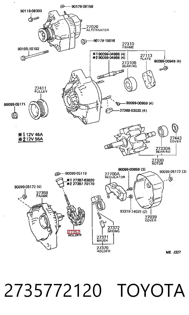 2735772120 Toyota