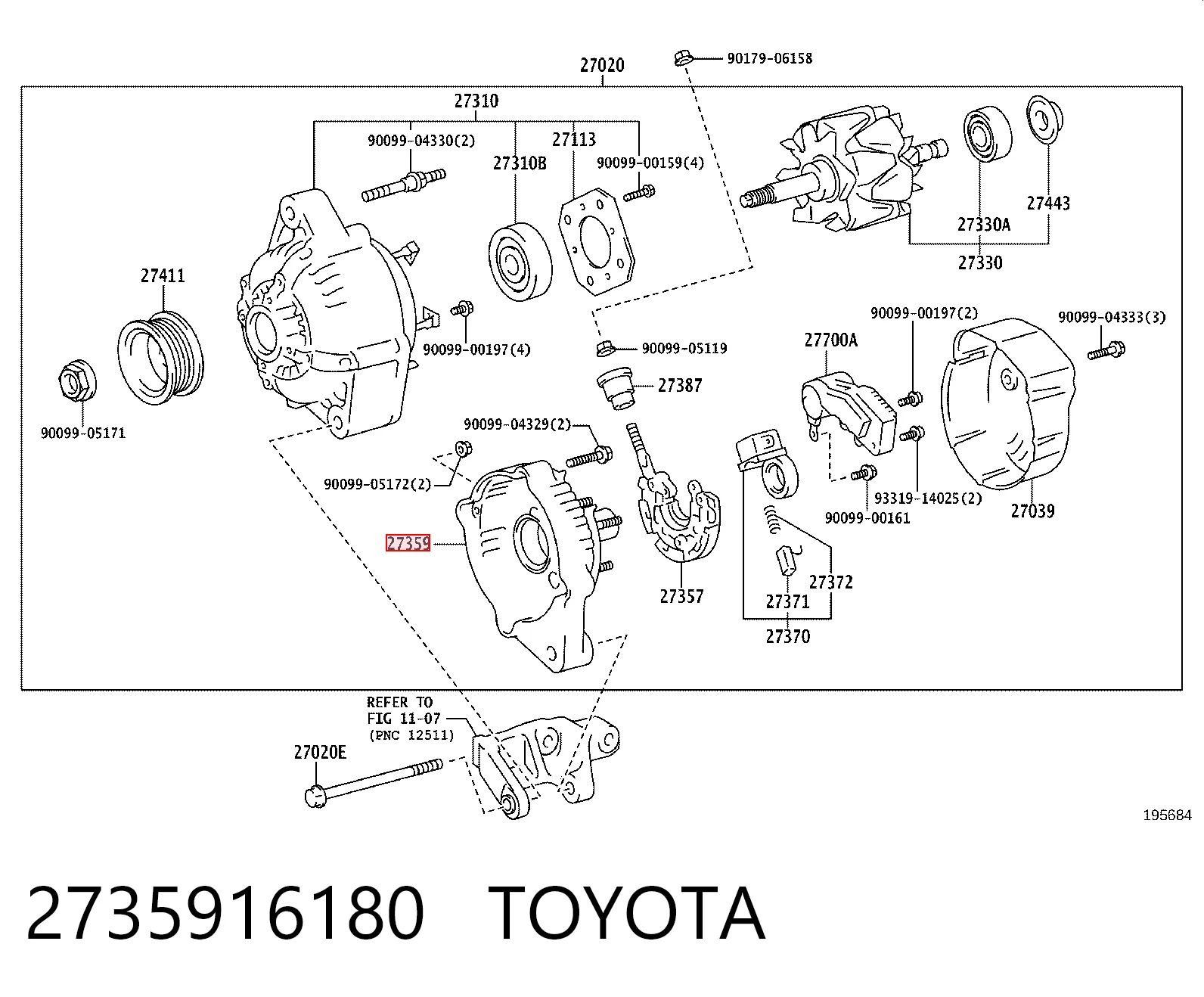 2735916180 Toyota
