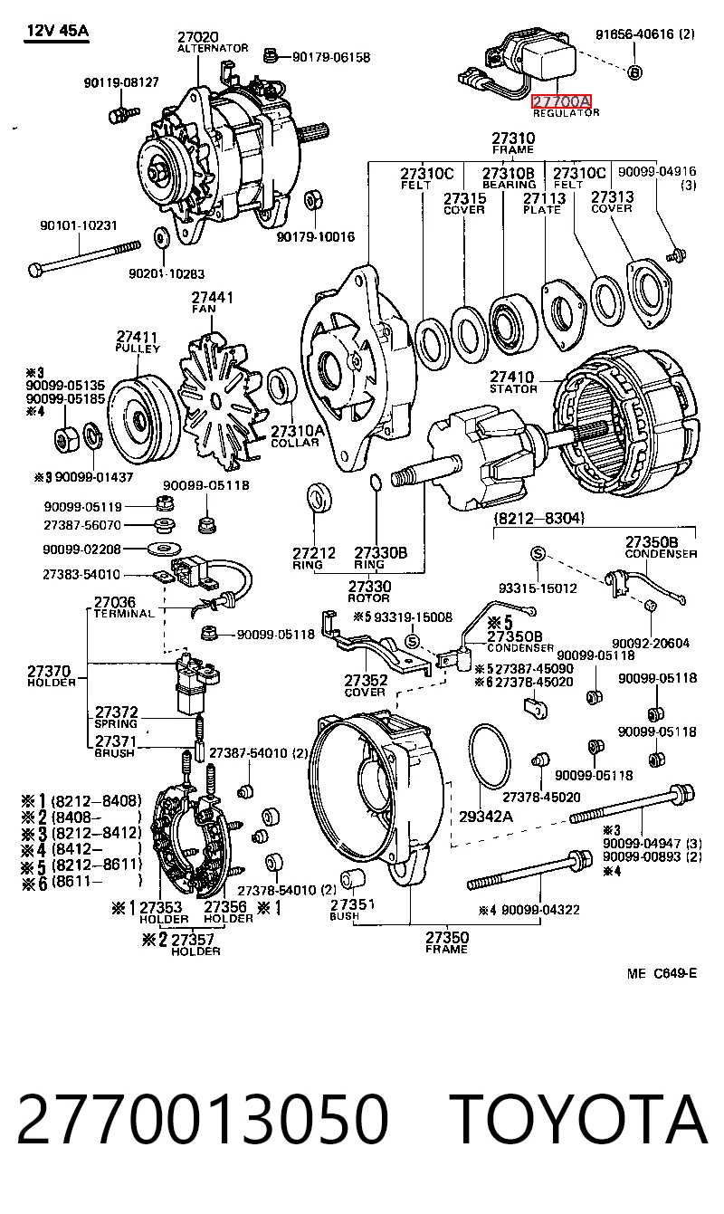2770013050 Toyota
