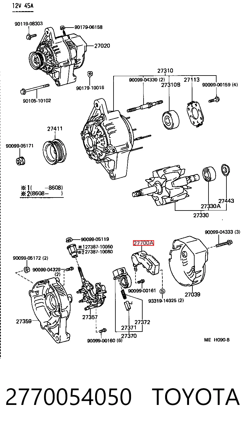 YR652 Unipoint Regulador alternador