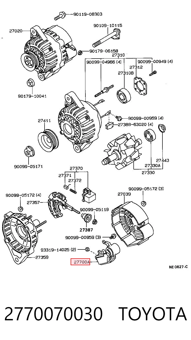 YR652 Unipoint Regulador alternador