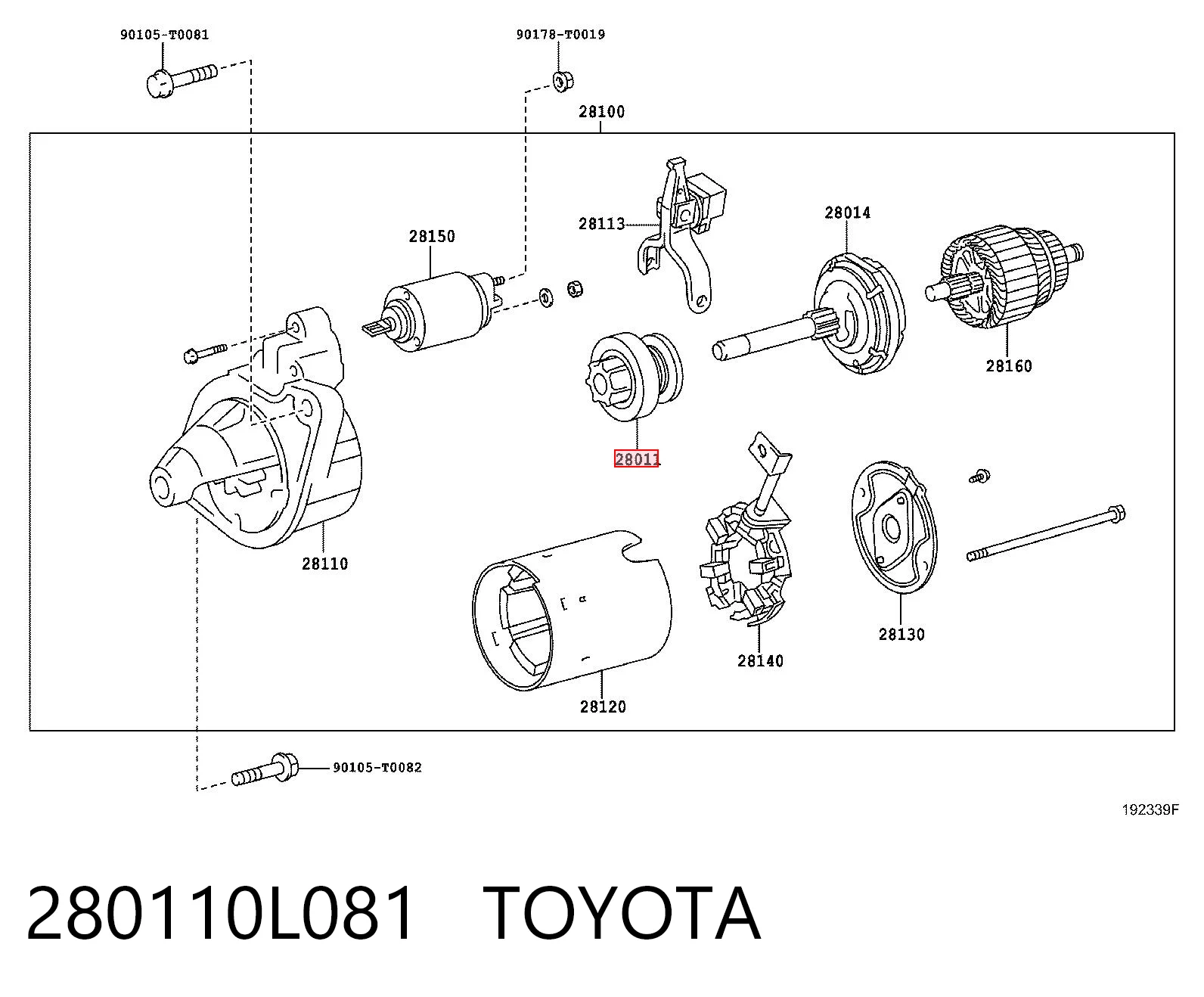 280110L081 Toyota