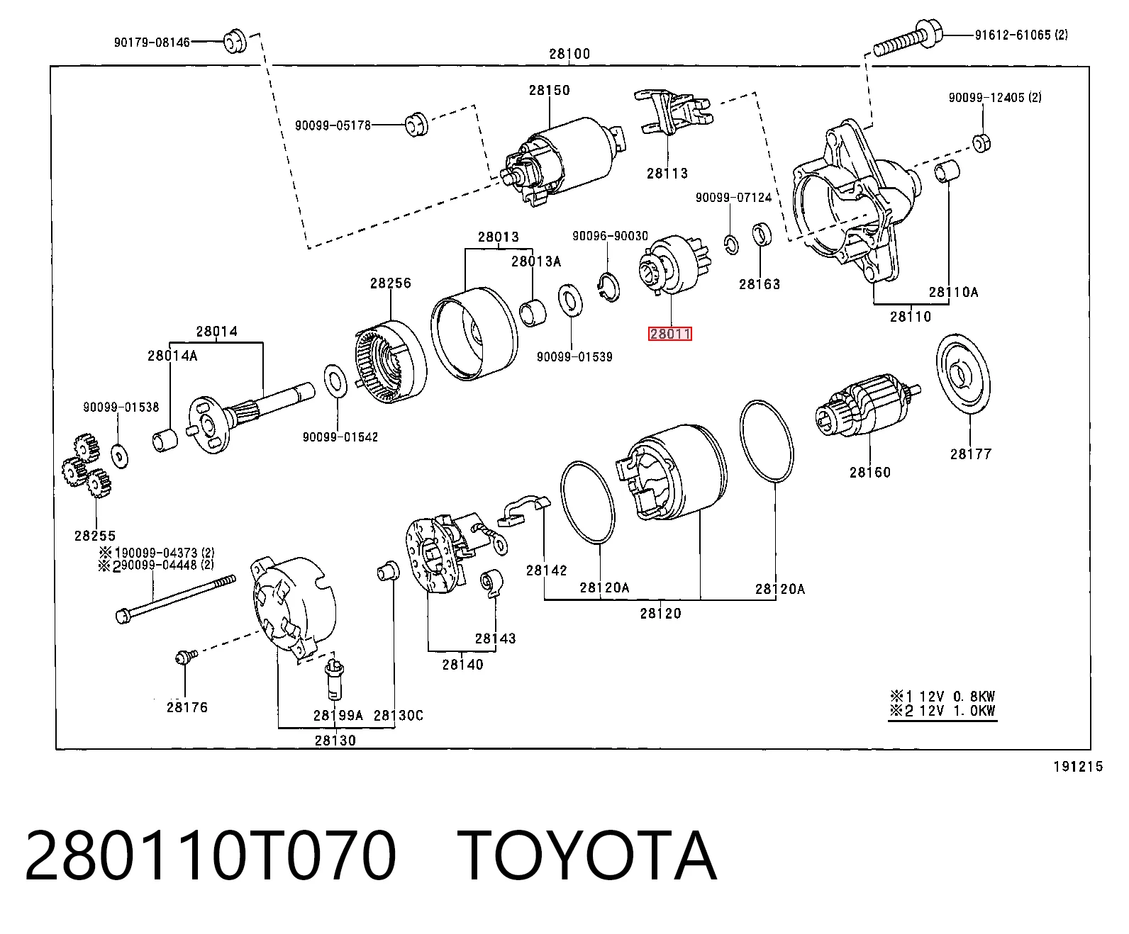 Comprar Bendix Toyota RAV4 II XA2 a bajo precio