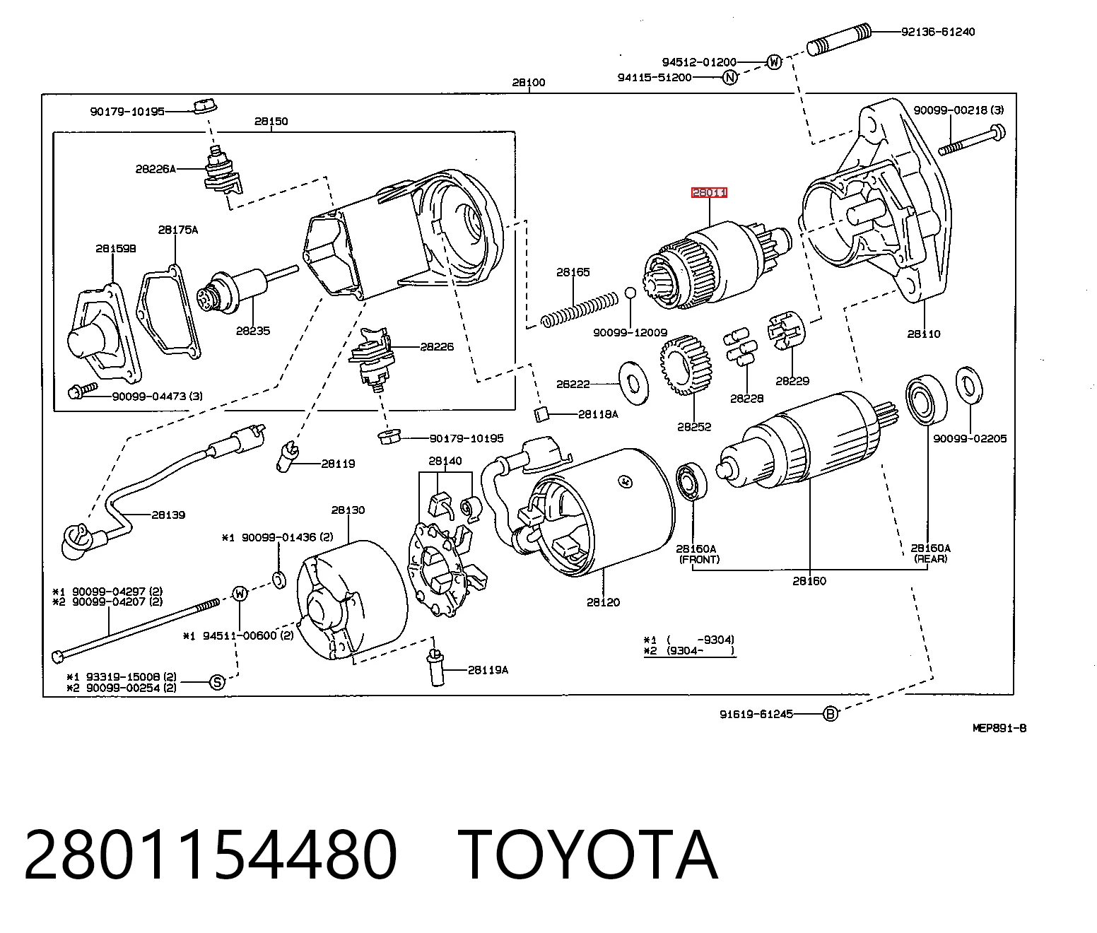 Bendix arranque Toyota Land Cruiser  SUV comprar en España