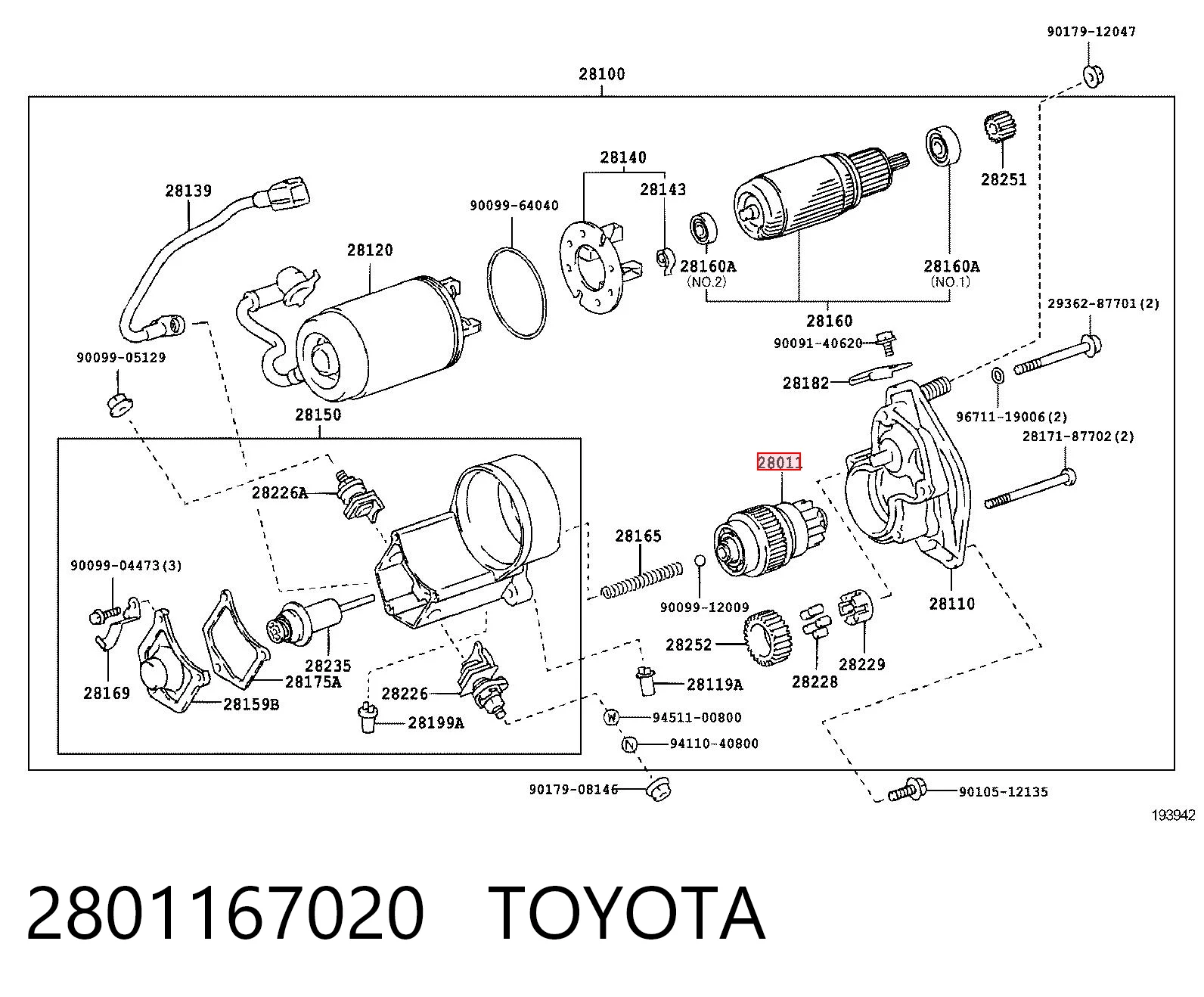 72330641 Profit Bendix motor de arranque