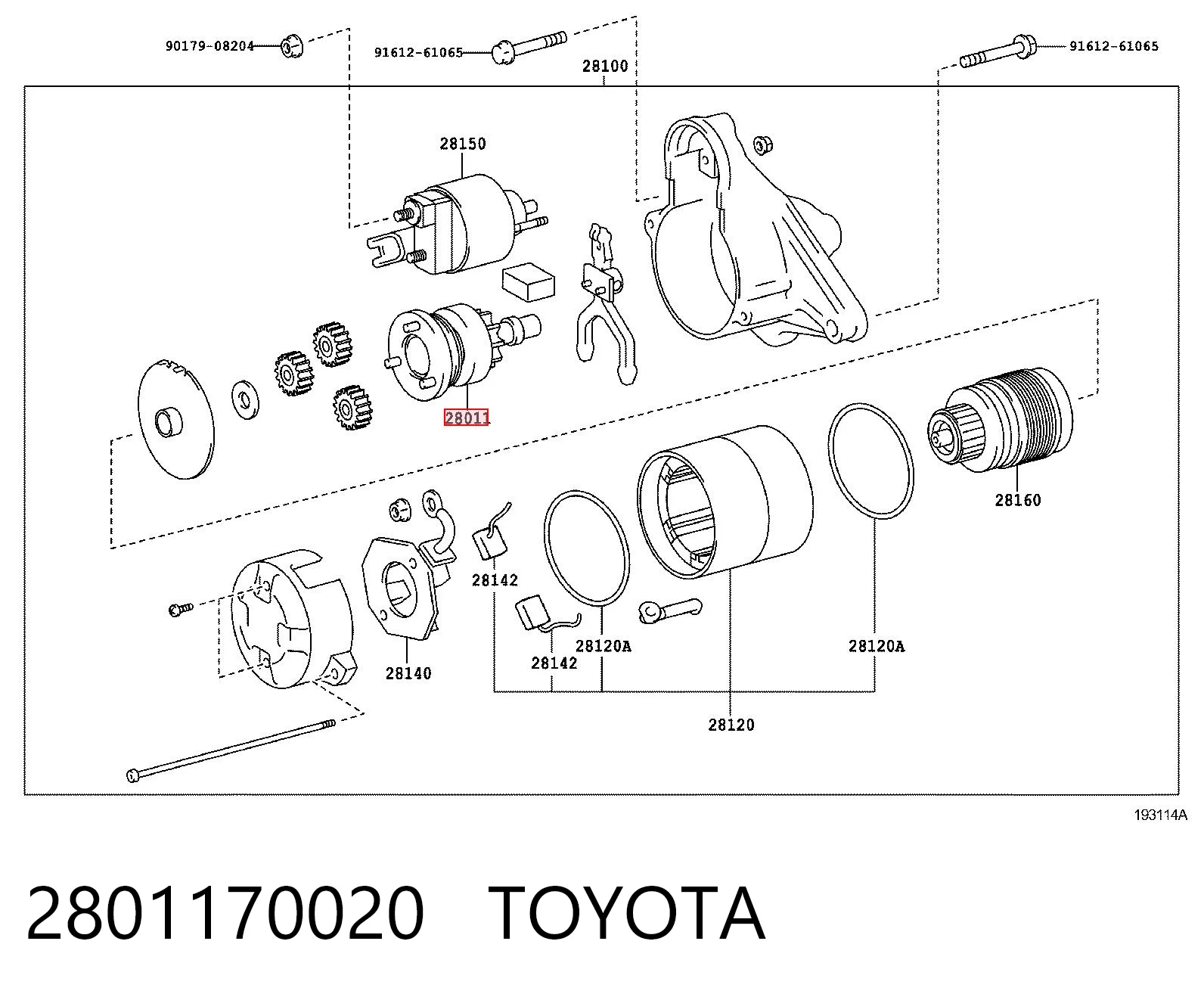 Bendix arranque RAV4 II SUV (2000-2005) original desde 20,00 €