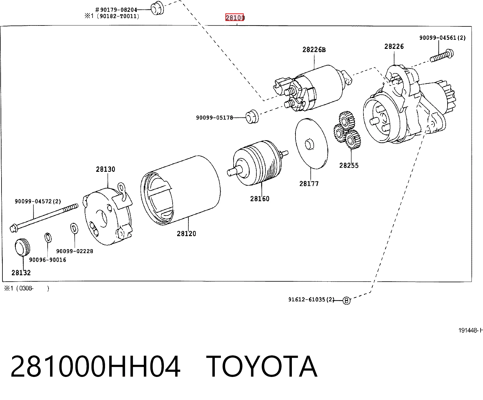 Arrancador para Lexus RX (U3)
