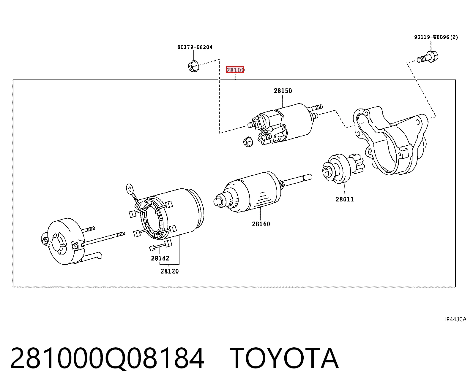 281000Q08184 Toyota