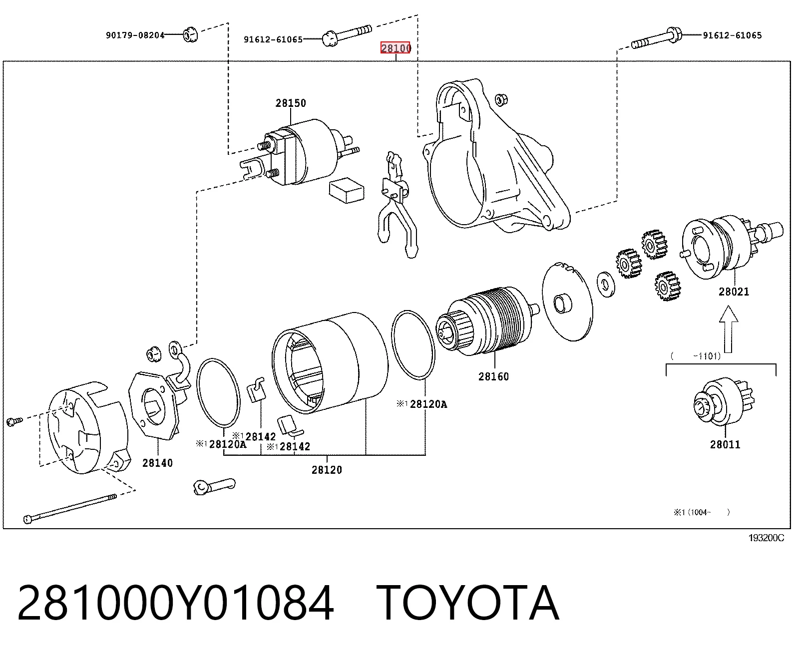 281000Y01084 Toyota