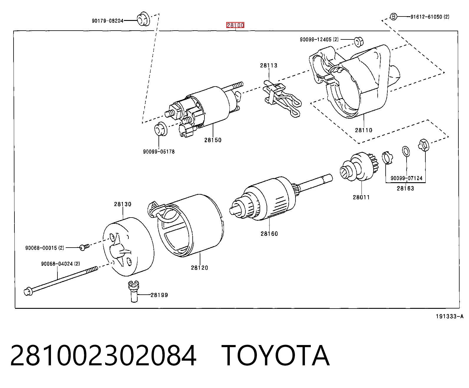 Arrancador Toyota Yaris  (P13)