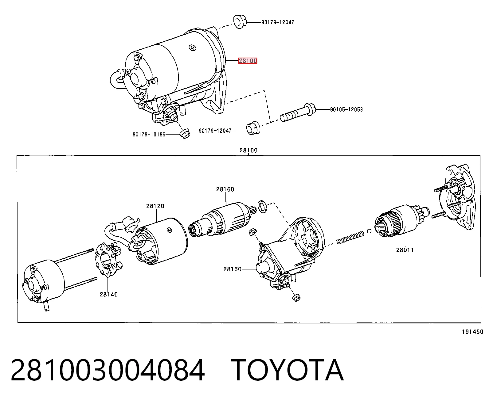 281003004084 Toyota