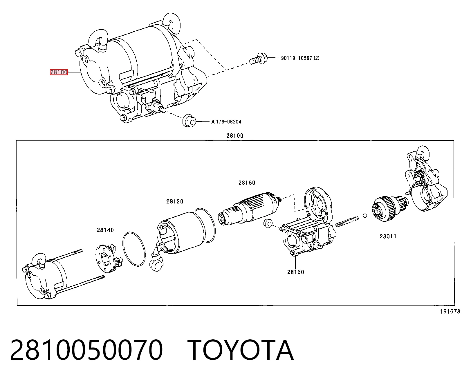 Comprar Motor de arranque Toyota Land Cruiser  J200