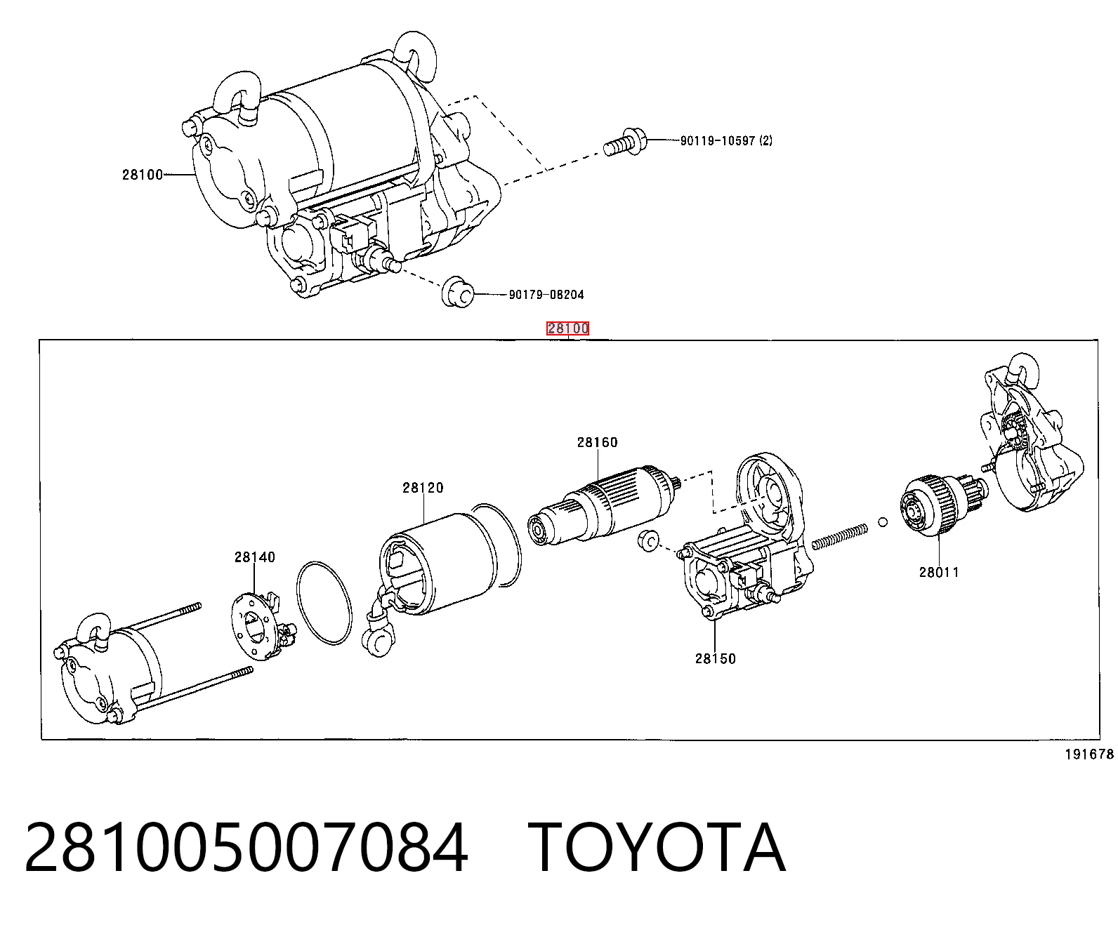 Arranque motores para Toyota Land Cruiser  J200