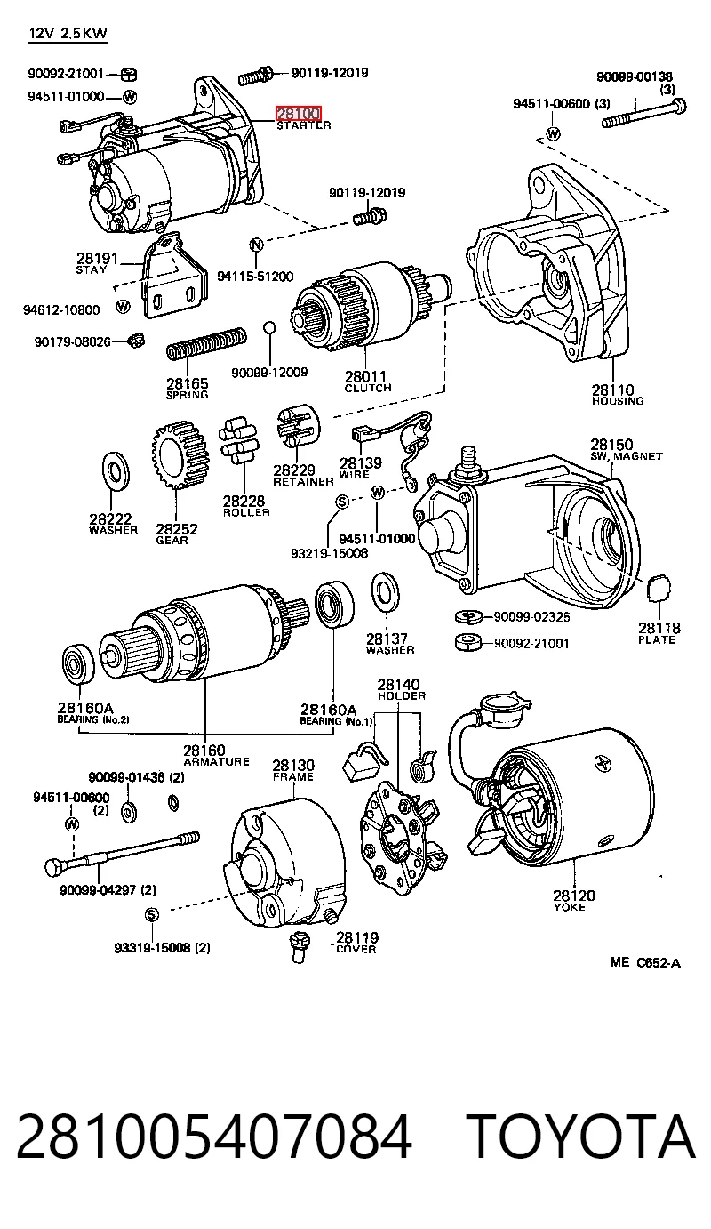  Motor de arranque Toyota Hiace 2