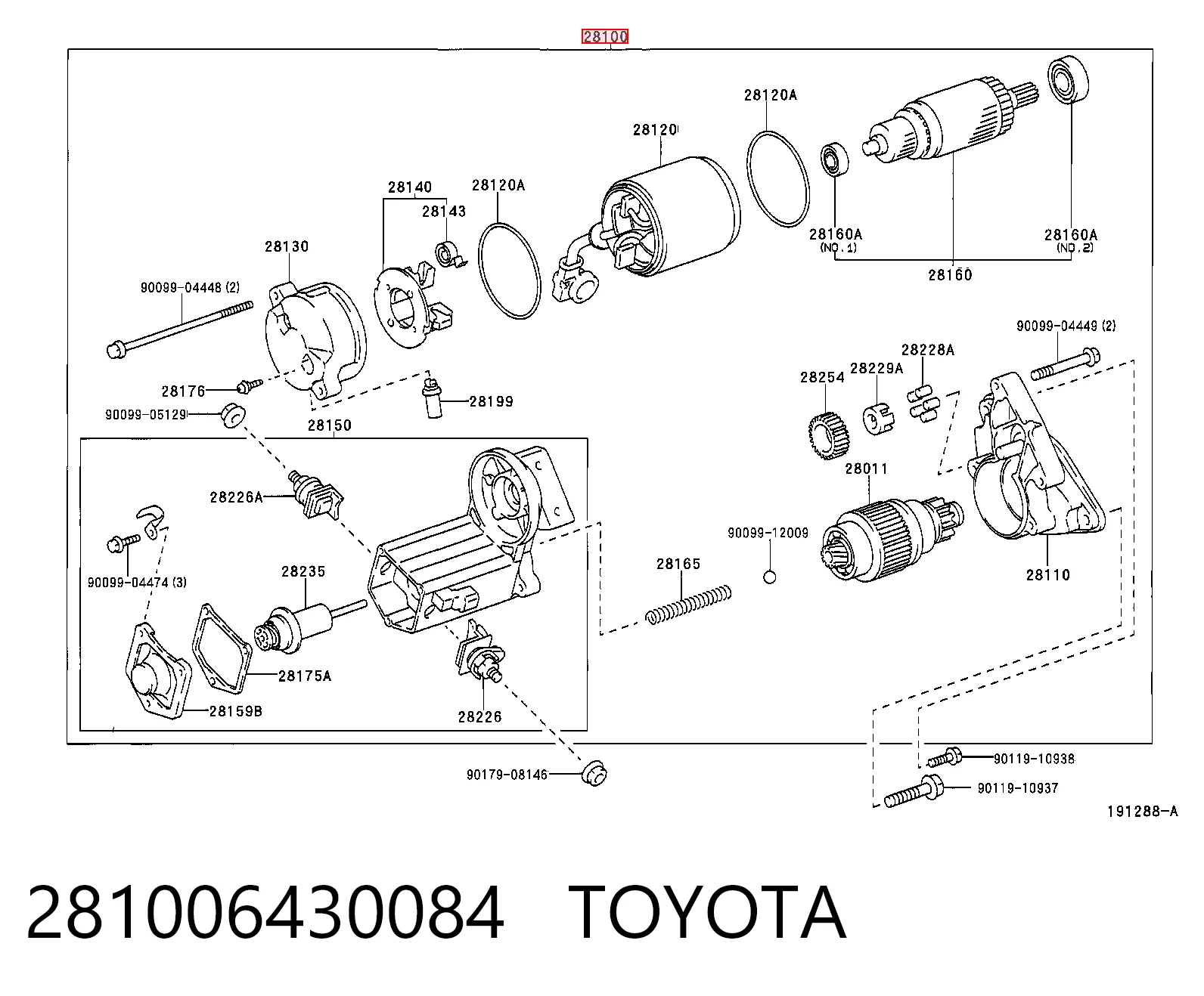 281006430084 Toyota