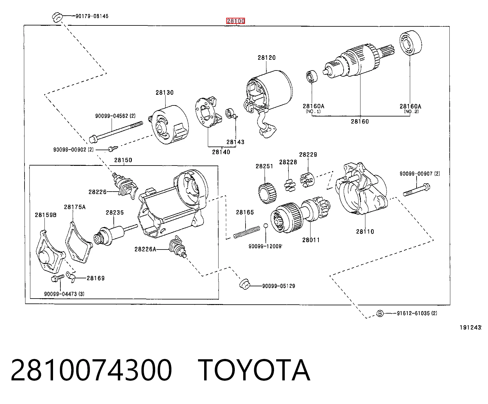 2810074300 Toyota