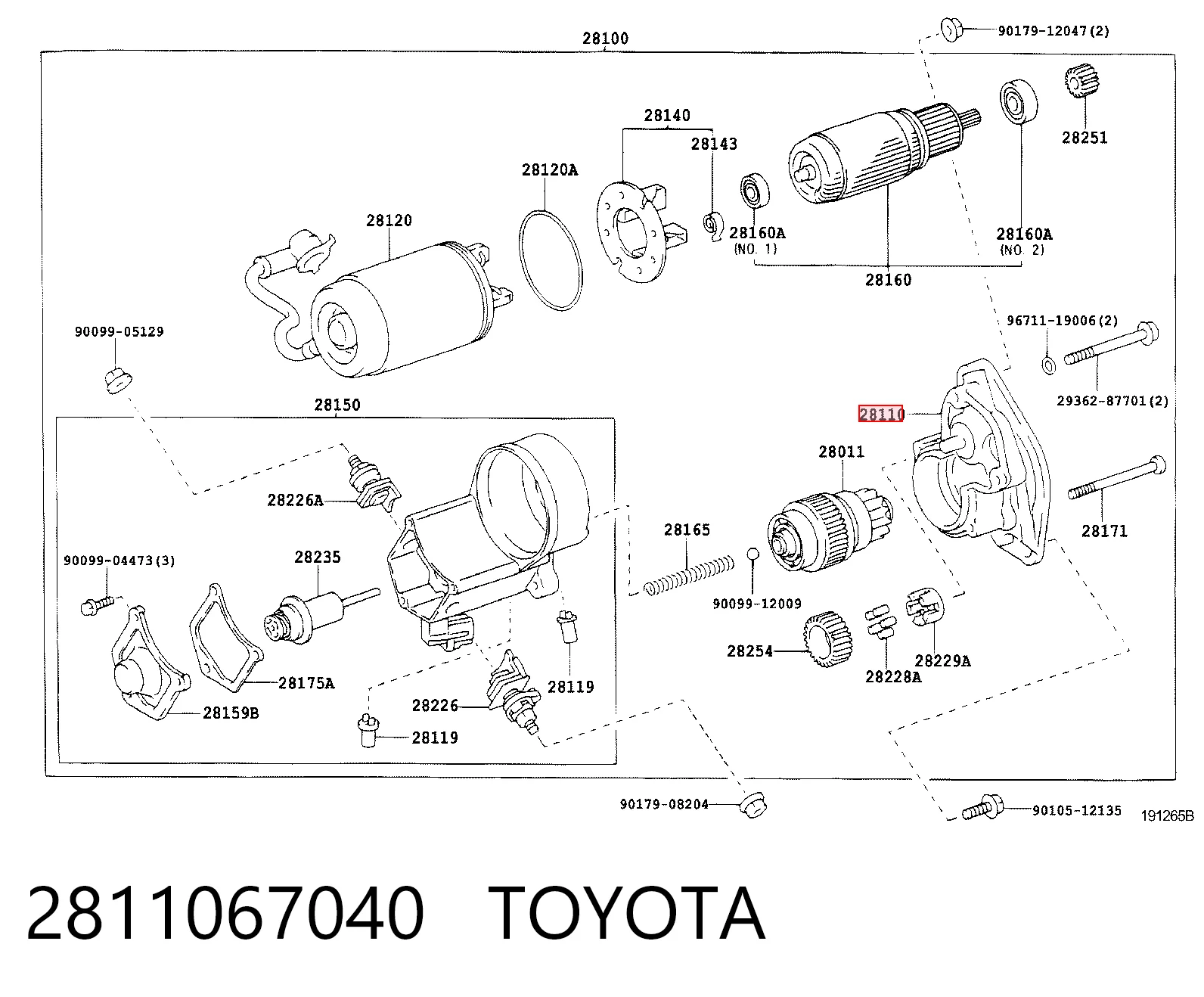 2811067040 Toyota