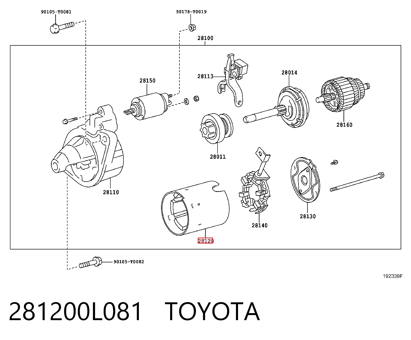281200L081 Toyota