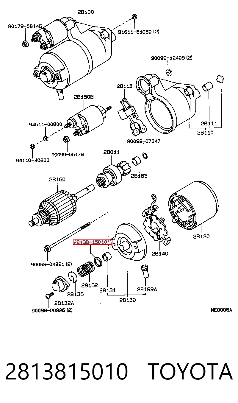 Comprar Kit de reparación de motor de arranque Toyota Tercel L3 a bajo precio