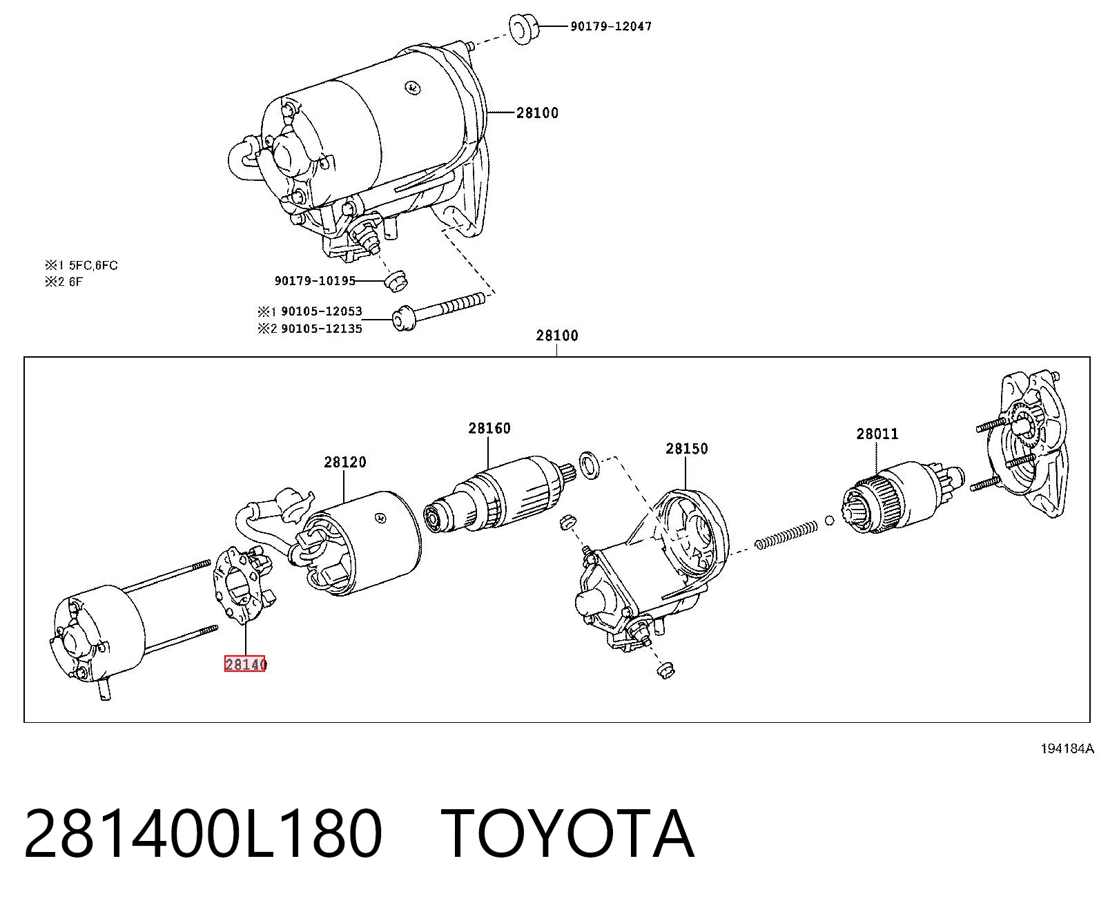 281400L180 Toyota