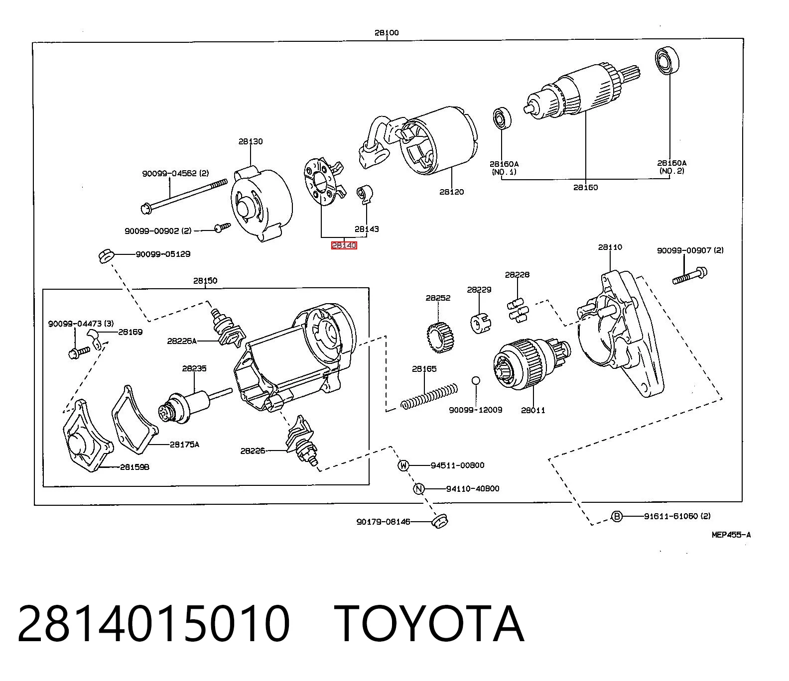 2814015010 Toyota