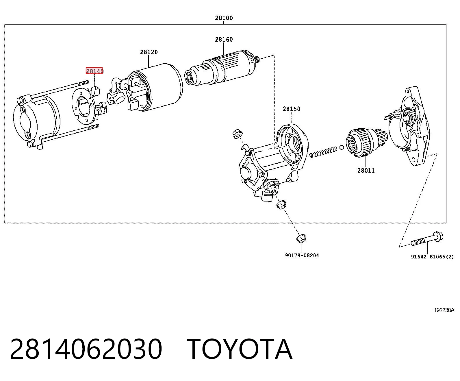 2814062030 Toyota