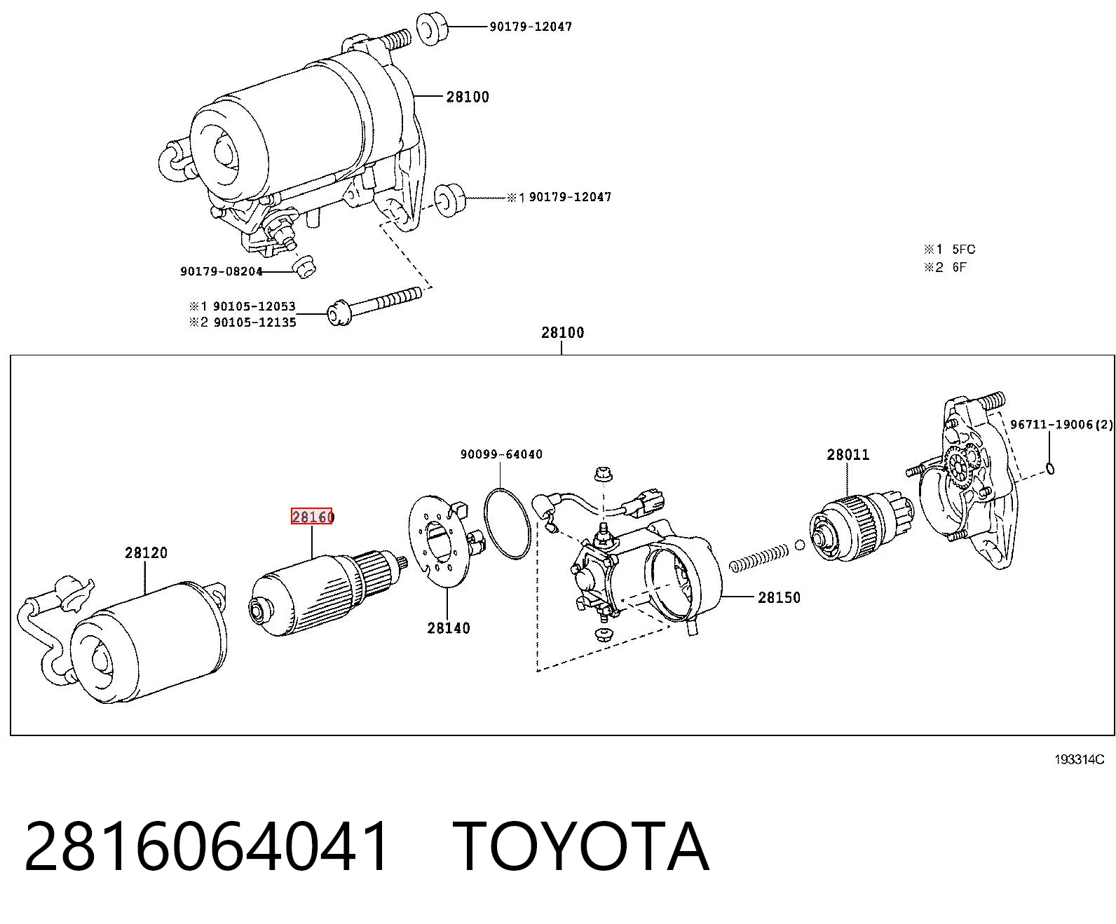 2816064041 Toyota 