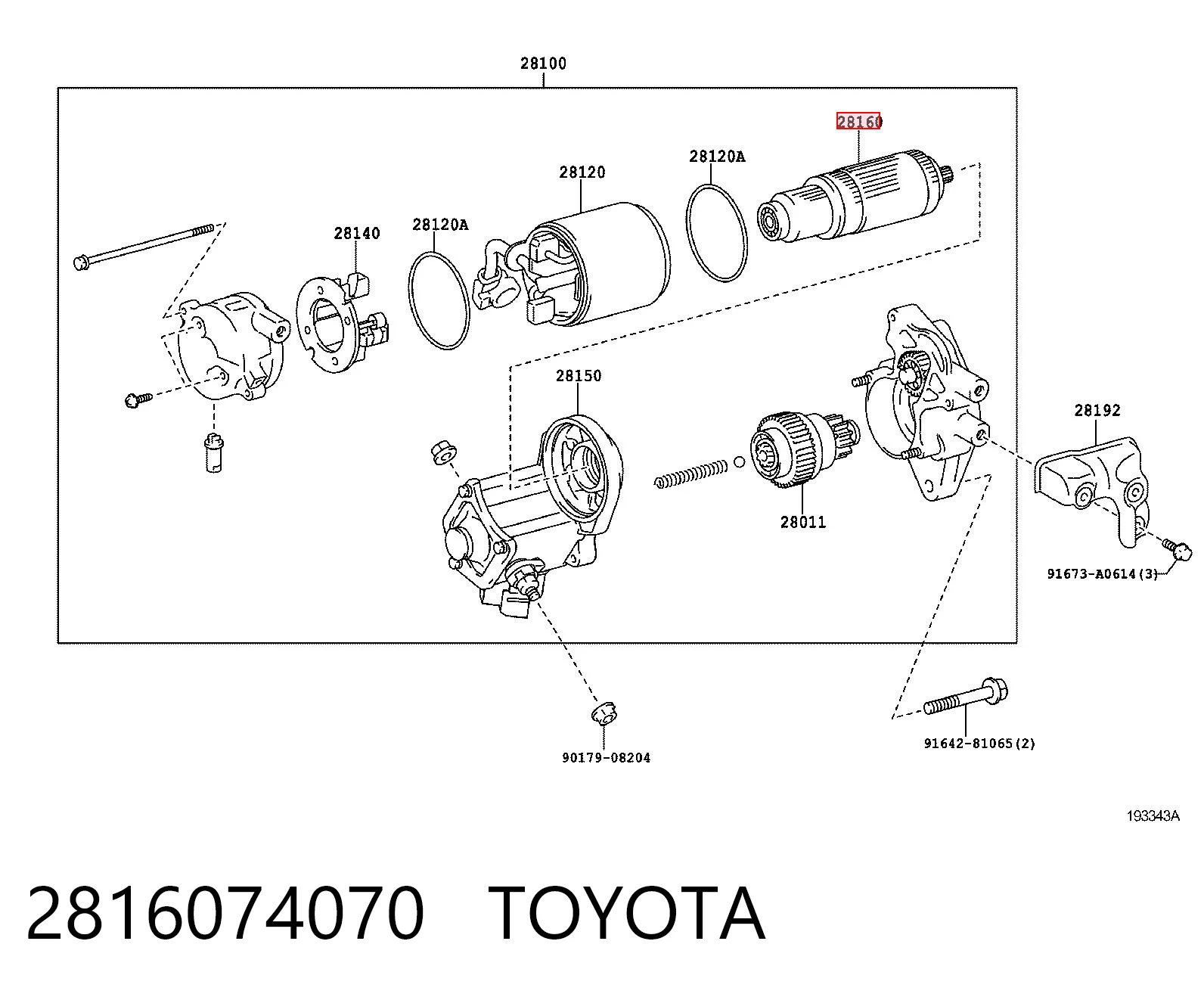 2816074070 Toyota