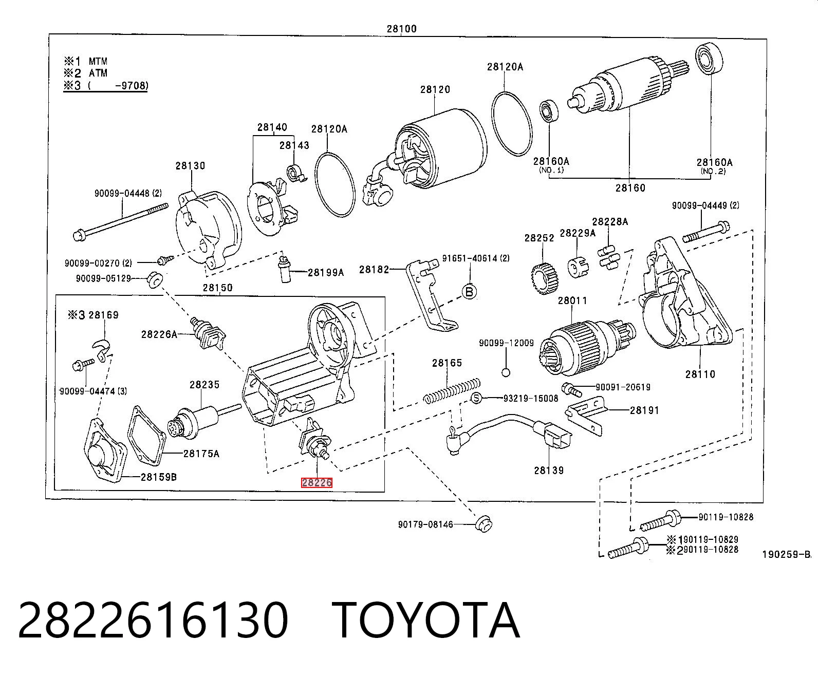 2822616130 Toyota