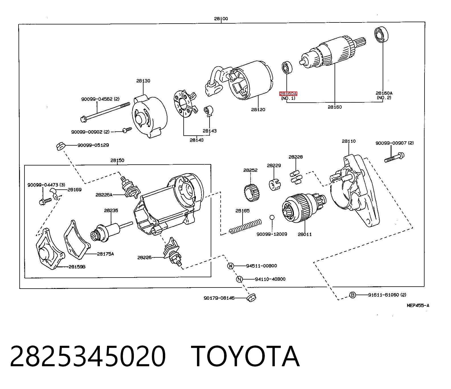 2825345020 Toyota