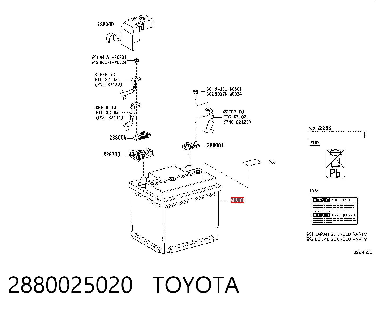 2880025020 Toyota