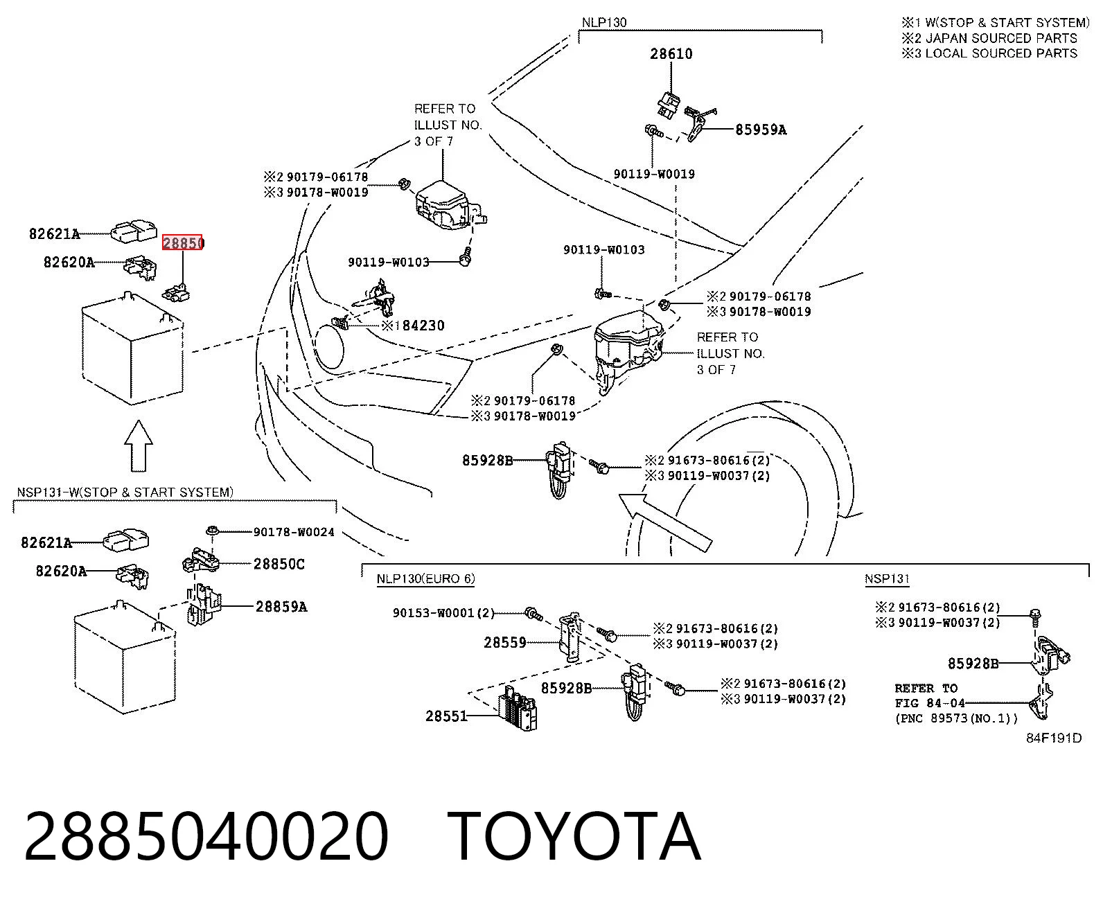 2885040020 Toyota