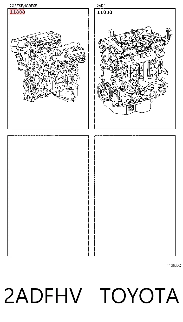 2ADFHV Toyota Motor completo