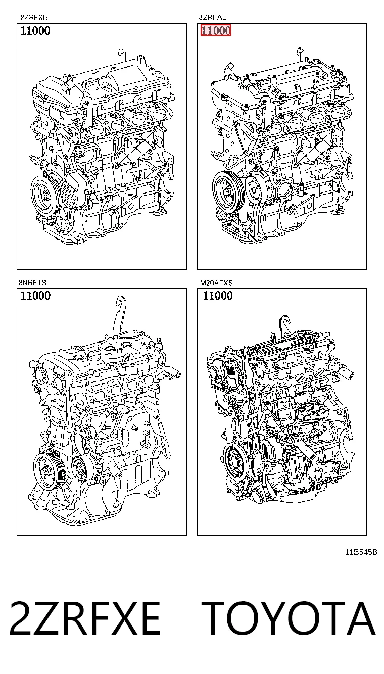  Motor completo Toyota Corolla 
