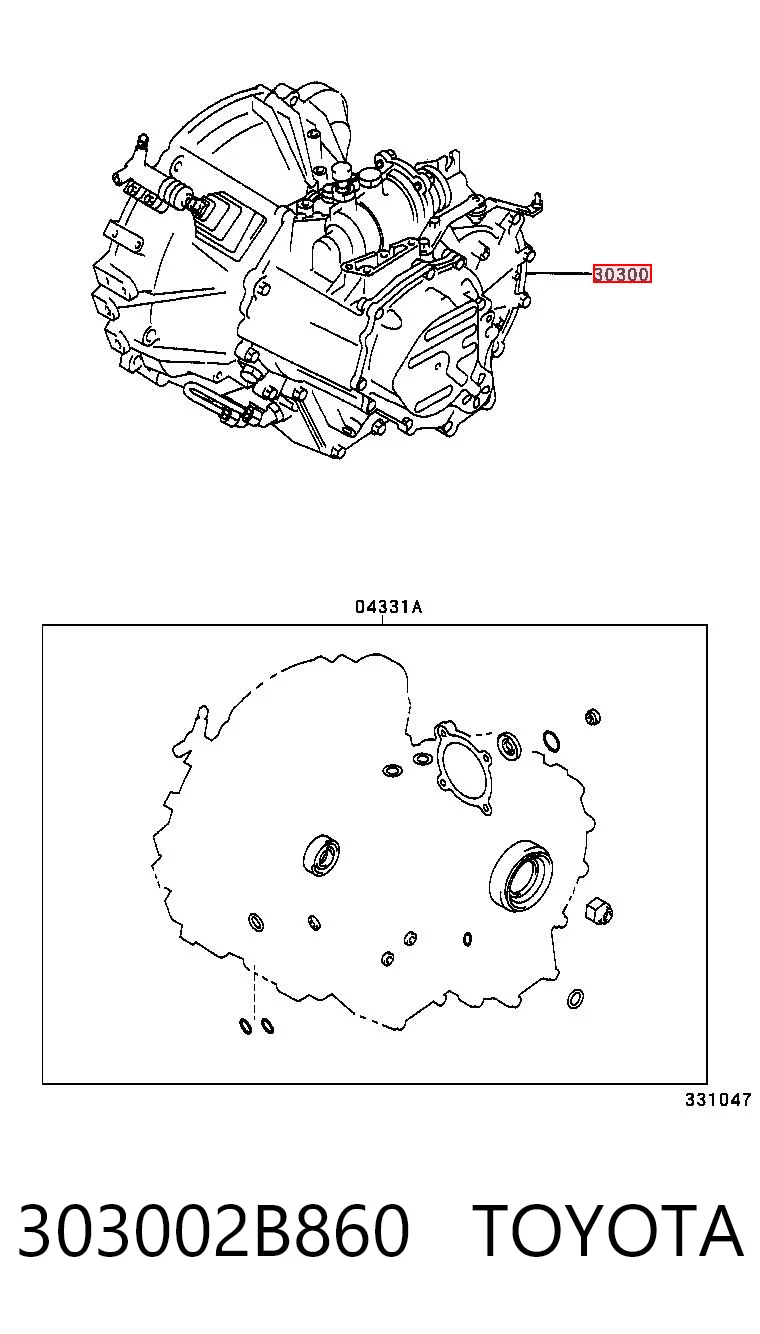 Transimisión manual Toyota Corolla  (2002-2006)