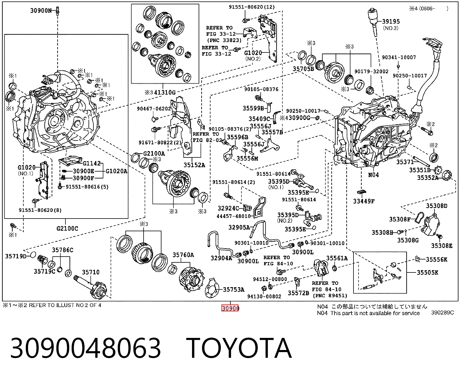 Transmisión automática para Lexus RX 300/330/350/400H U3