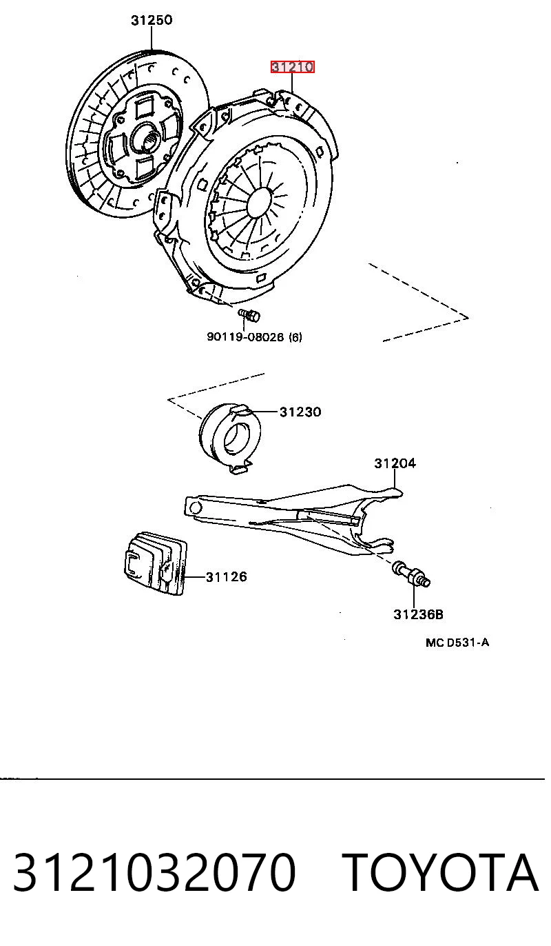 3121032070 Toyota