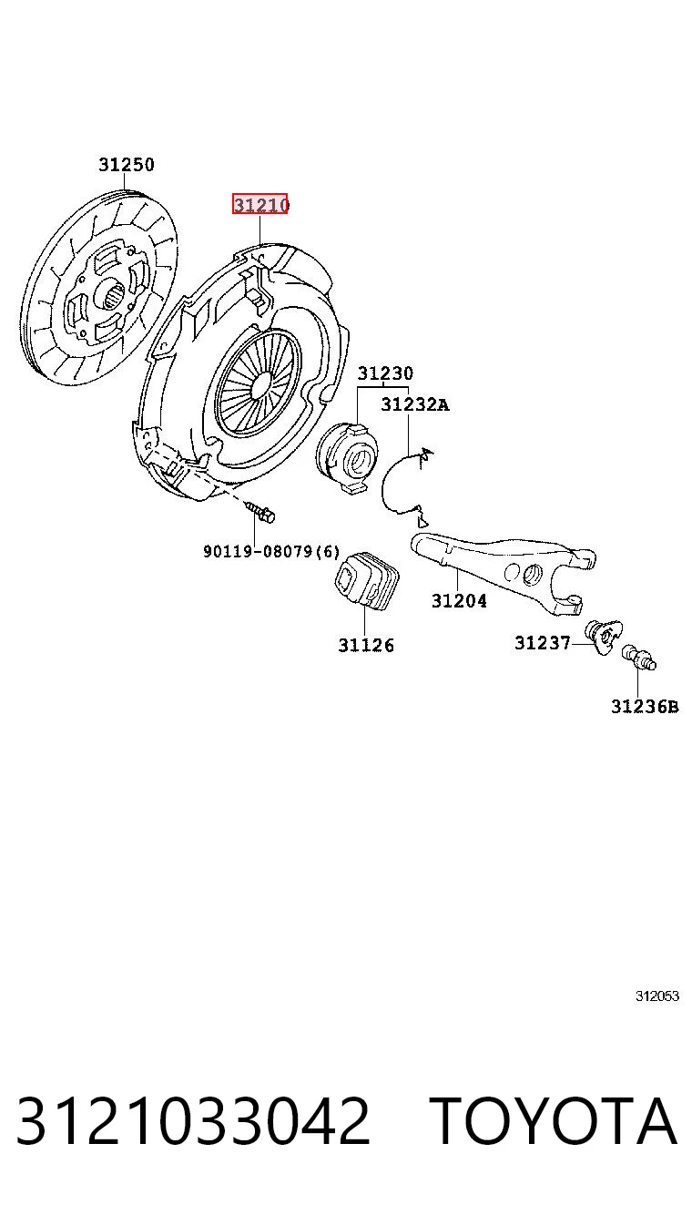 3121033042 Toyota