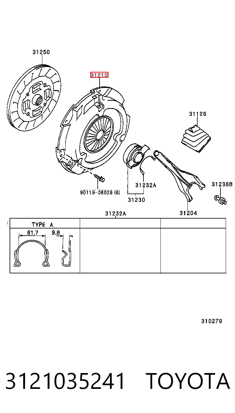 3121035241 Toyota