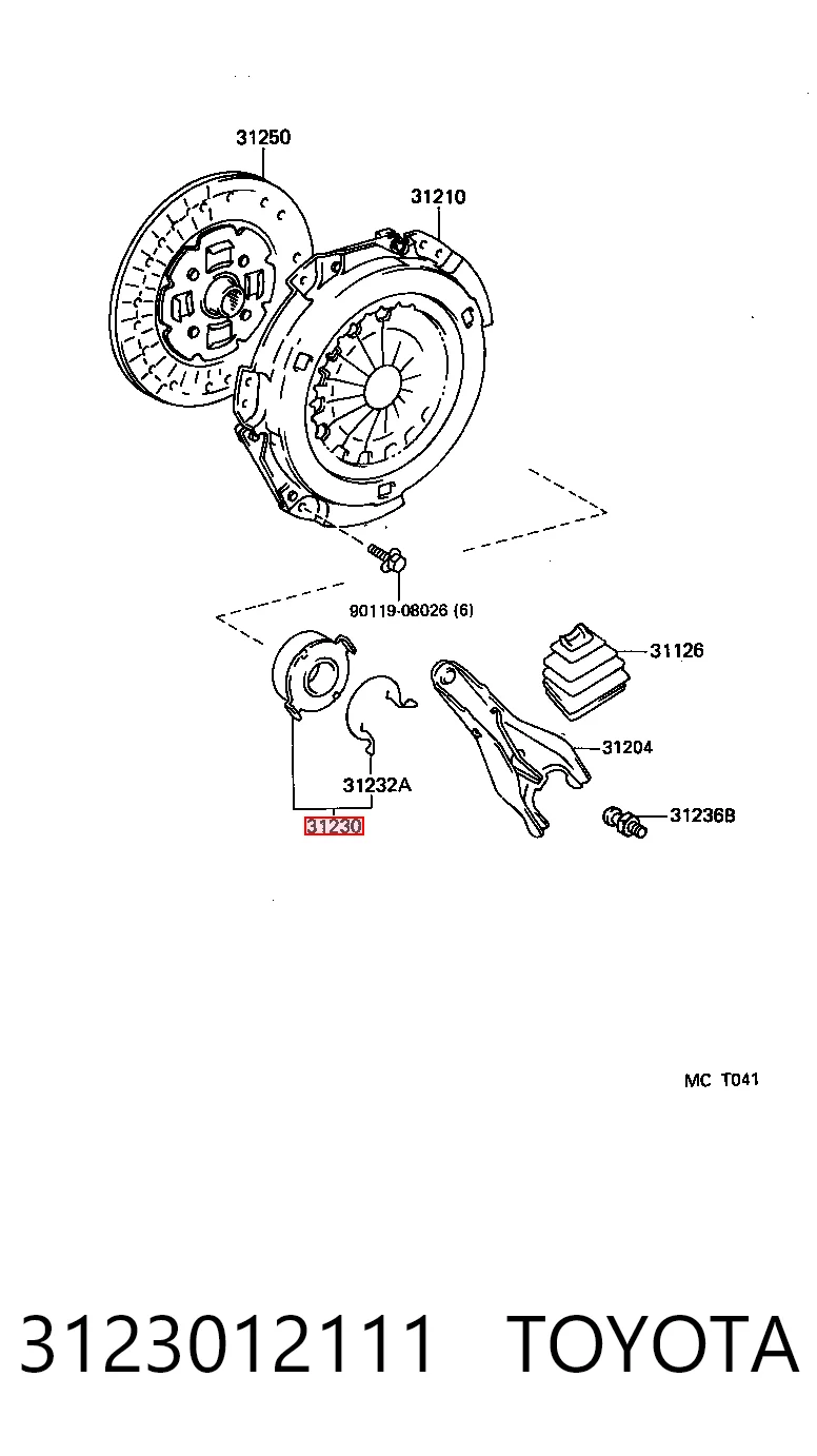 Comprar Cojinete de embrague Toyota Corolla VERSO R10