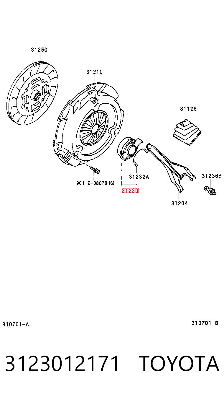 3123012171 Toyota